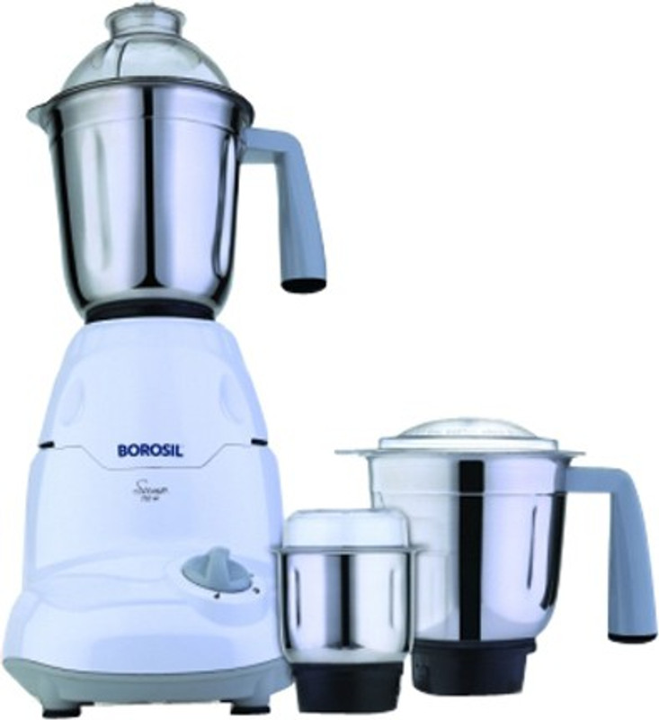 Borosil HAMG750W12 Sumo 750 W Mixer Grinder(White, 3 Jars)