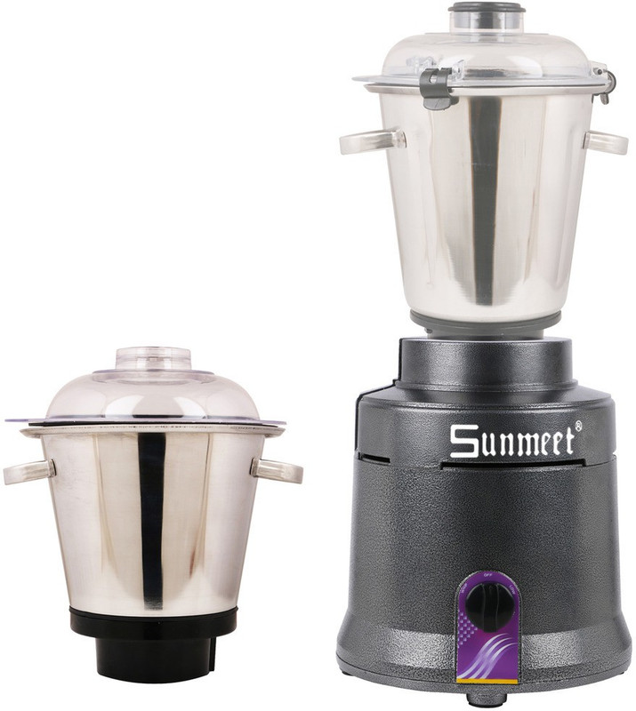 Sunmeet Aluminium Body Heavy Duty MG16-749 1800 W Mixer Grinder(Grey, 2 Jars)