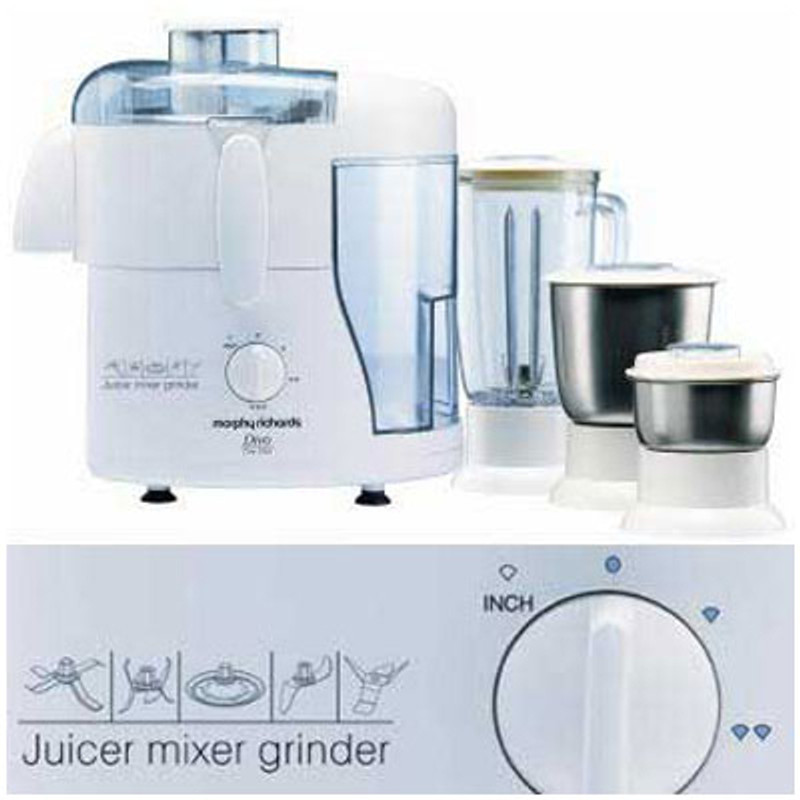 Morphy Richards Divo - The Star 500 W Juicer Mixer Grinder(White, 3 Jars) Morphy Richards Divo - The Star 500 W Juicer Mixer Grinder(White, 3 Jars)