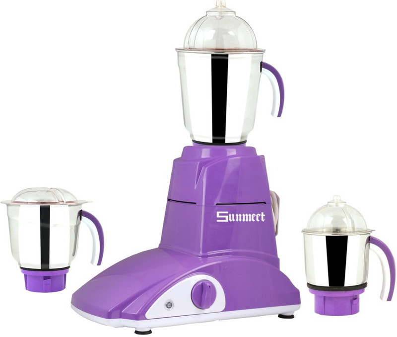 Sunmeet NEW-MG16 138 SM-MG16 138 1000 W Mixer Grinder(Violet, 3 Jars)