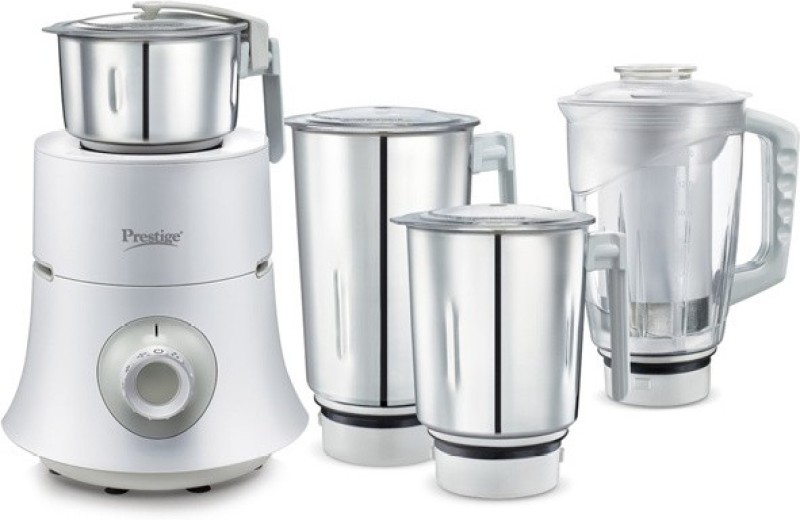 Prestige TeonStar 750 W Juicer Mixer Grinder(White, 4 Jars)