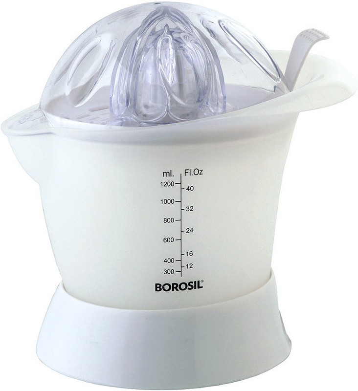Borosil B21 Citrus 40 W Juicer(White, 1 Jar)