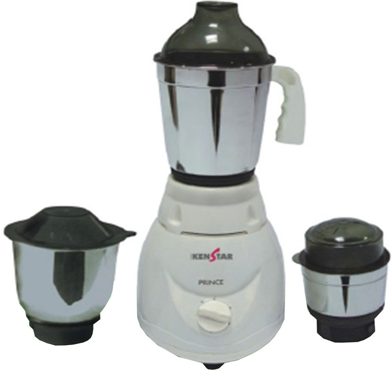 Kenstar KMG50WSZ-DBB 500 W Mixer Grinder(White, 3 Jars)