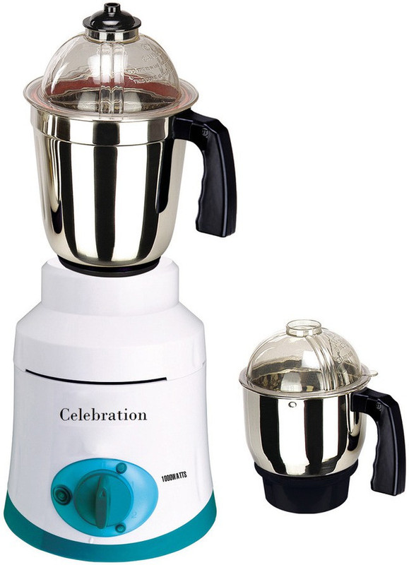 Celebration New_MG16-711 MG16-711 600 W Juicer Mixer Grinder(Green, 2 Jars)