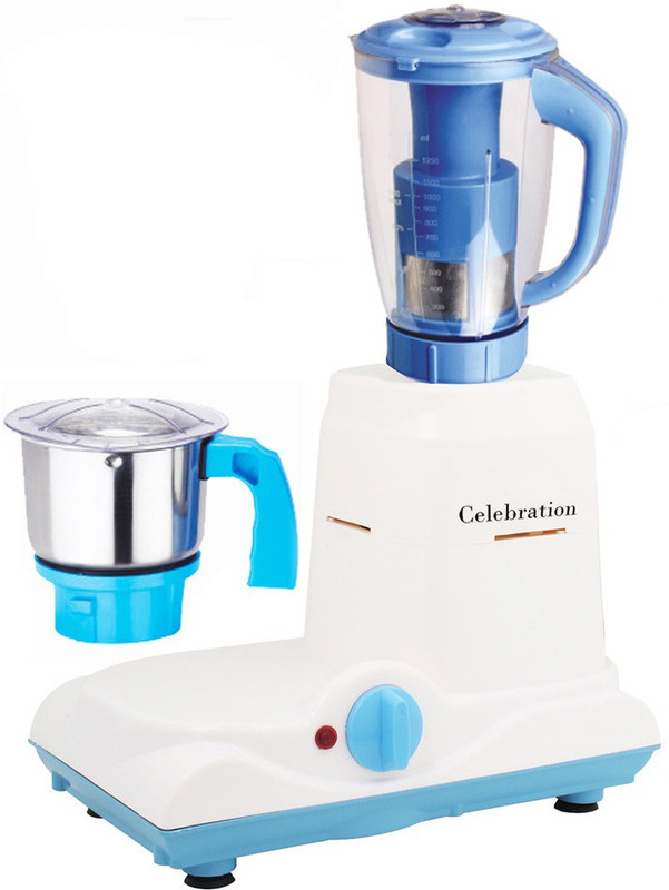 Celebration New_MGJ-110 Latest Jar attachments of chutney & juicer jarType-15 1000 W Juicer Mixer Grinder(Multicolor, 2 Jars)