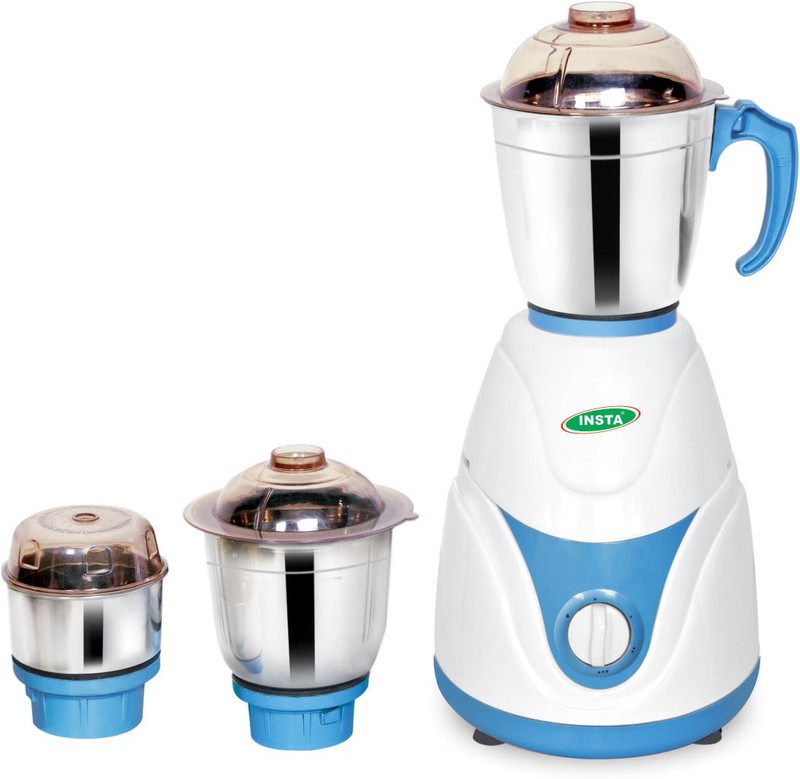 Insta 3 Jar Rewa 500 W Mixer Grinder(Multicolor, 3 Jars)