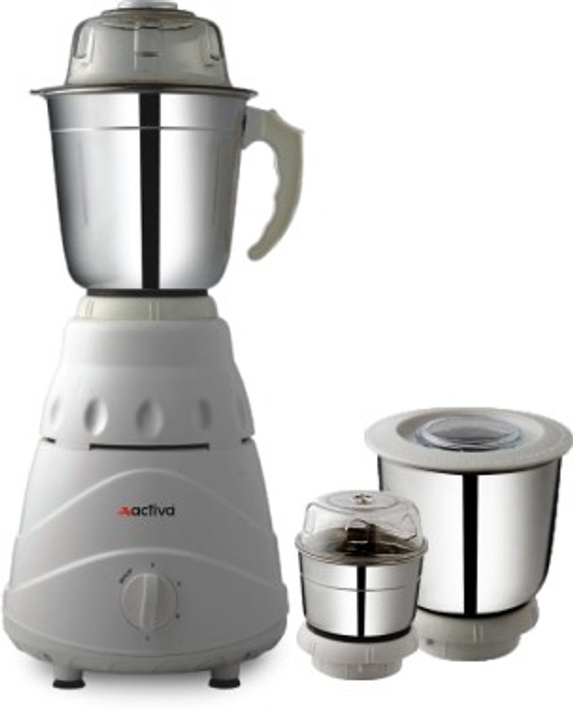 Activa MG PEARL 750 W Mixer Grinder(White, 3 Jars)