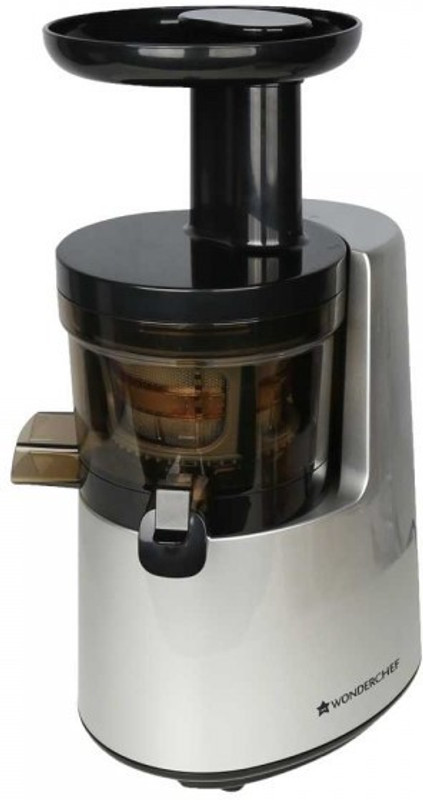 Wonderchef COLD PRESS Cold Press Juicer - V6 200 W Juicer(Silver, Black, 2 Jars)