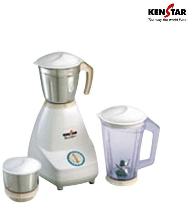Kenstar SenatorSS MG-0120SS 500 W Mixer Grinder(White, 3 Jars)
