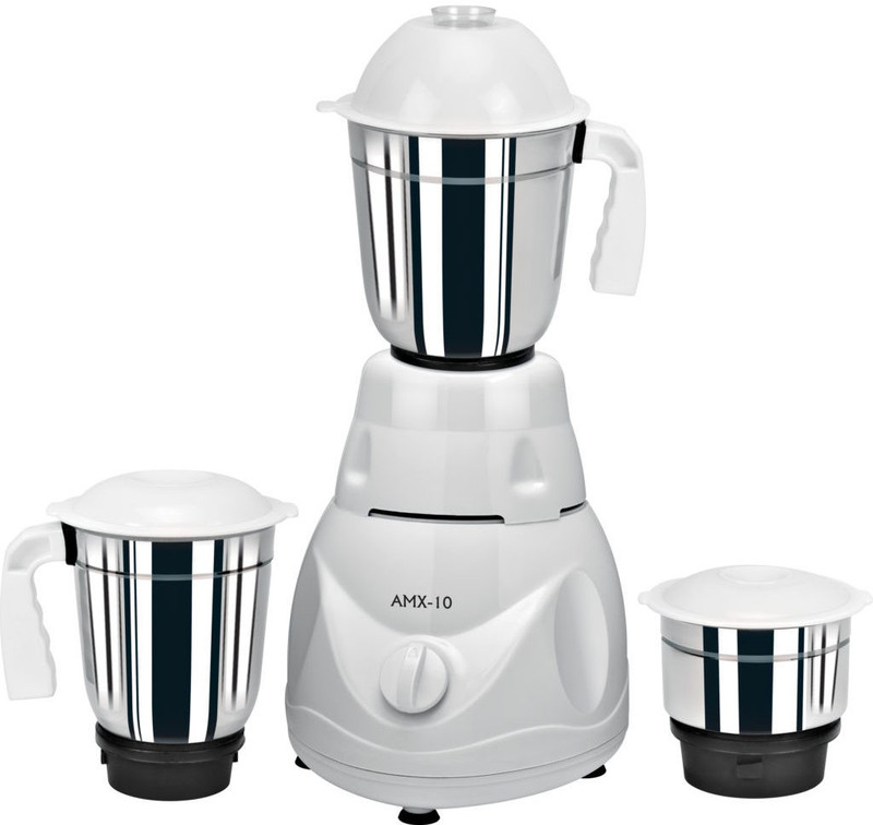 AKSHAR AMX_10_Gr 550 W Mixer Grinder(Grey, 3 Jars)