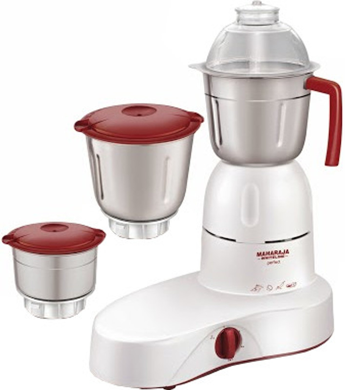 Maharaja Whiteline Perfect W&R 500 W Mixer Grinder(3 Jars)