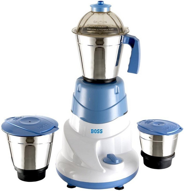 Boss B222 All Time 500 W Mixer Grinder(Blue, 3 Jars) Boss B222 All Time 500 W Mixer Grinder(Blue, 3 Jars)