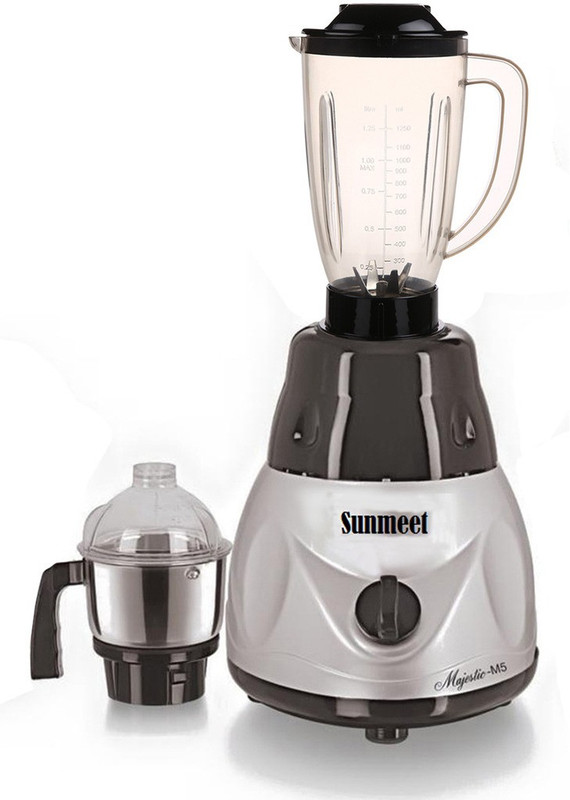 Sunmeet ABS Body MGJ-WFJ16-708 600 W Mixer Grinder(Multicolor, 2 Jars)