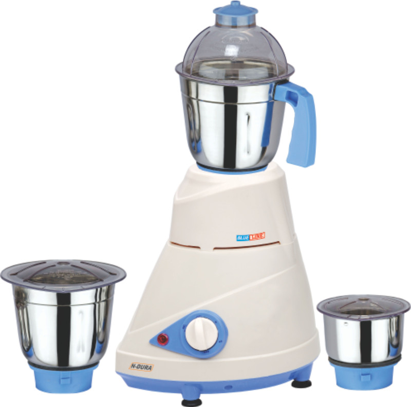 Ndura BL3 Blue Line 550 W Mixer Grinder(Blue, 3 Jars)