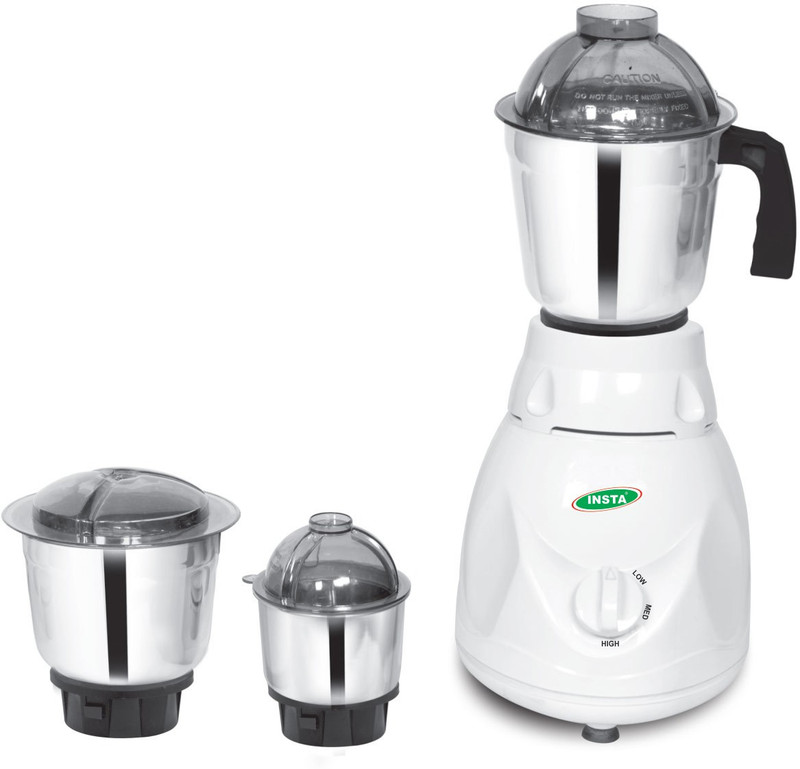 Insta 3 Jar Kohinoor 450 W Mixer Grinder(Multicolor, 3 Jars)