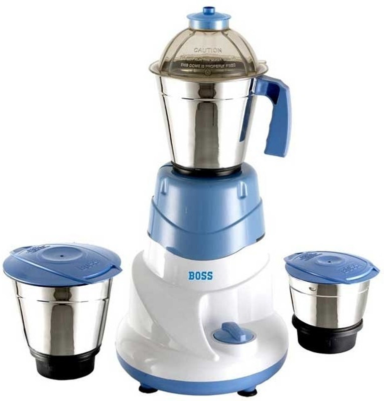 Boss B222 500 W Mixer Grinder(Blue, 3 Jars) Boss B222 500 W Mixer Grinder(Blue, 3 Jars)