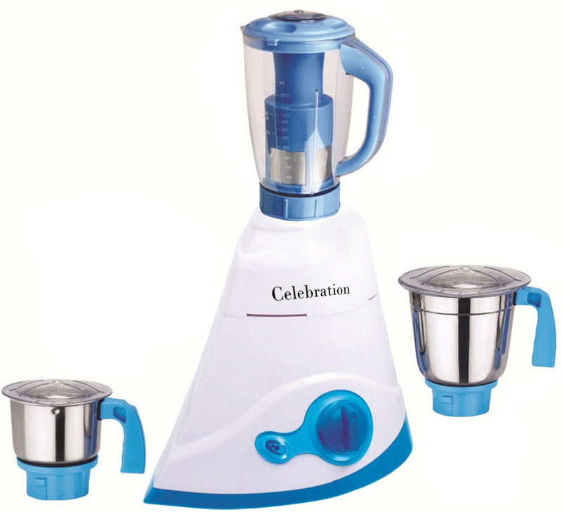 Celebration New_MGJ-78 Latest Jar attachments of chutney medium & juicer jarType-463 750 W Juicer Mixer Grinder(Multicolor, 3 Jars)