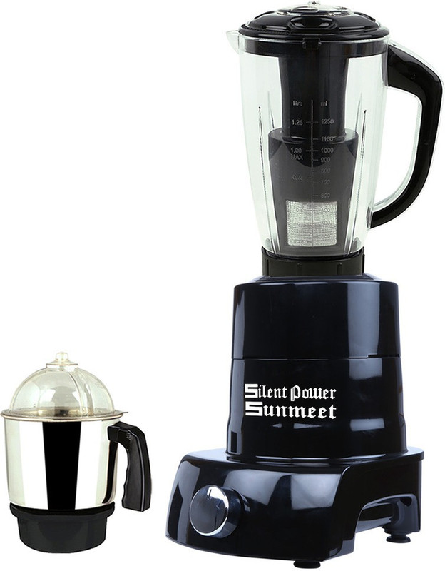 SilentPowerSunmeet MA MGJ WF 2017-94 MA ABS Body MGJ WF 2017-94 1000 W Mixer Grinder(Black, 2 Jars)