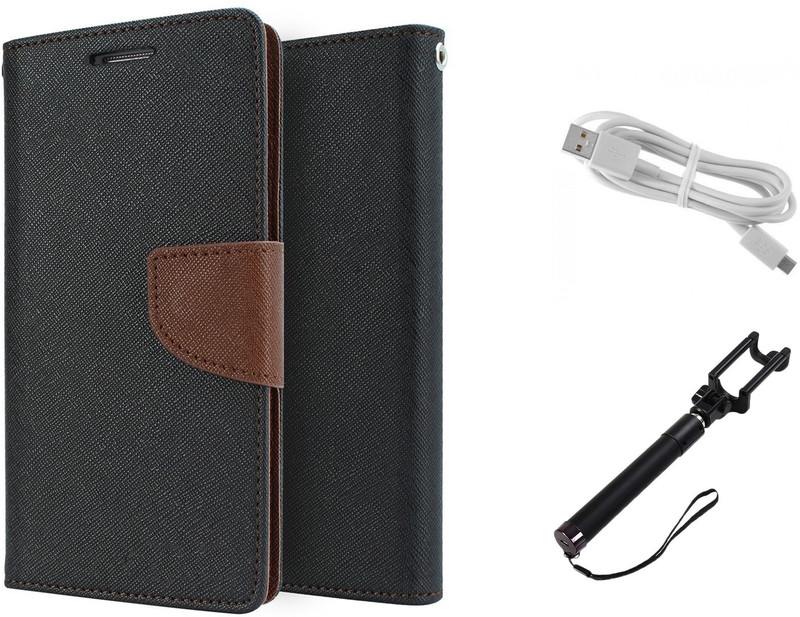 yucapop Cover Accessory Combo for HTC Desire 616 dual sim(Brown)
