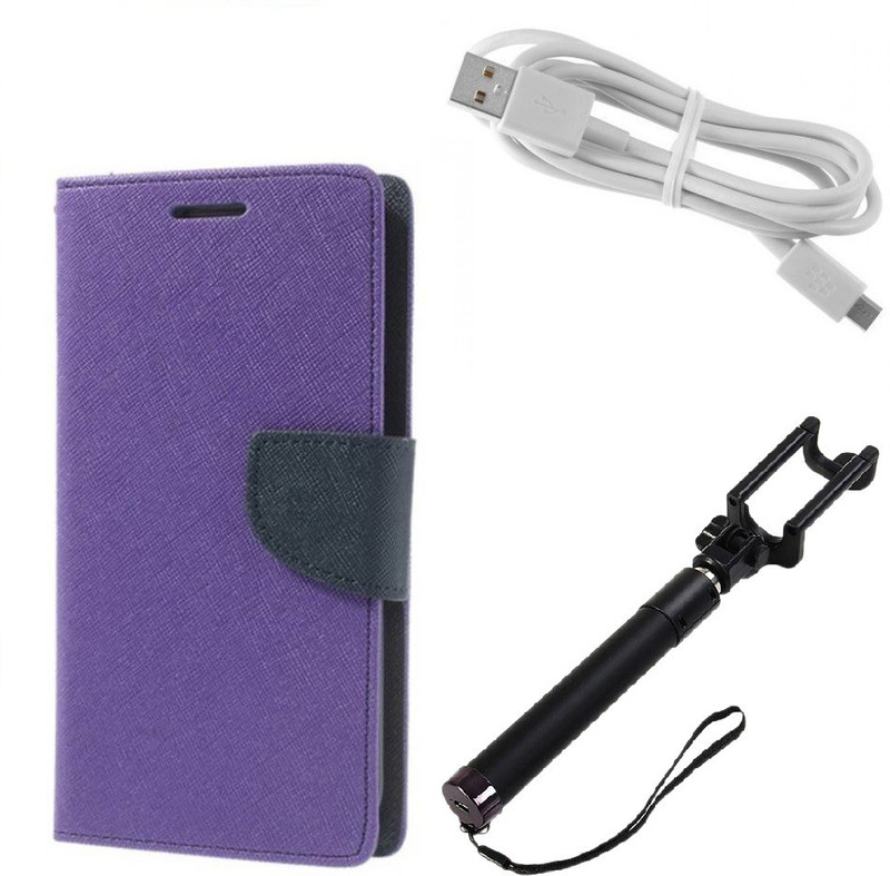 yucapop Cover Accessory Combo for HTC Desire 616 dual sim(Purple)