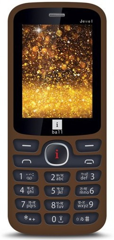 Iball 2.4K Jewel(Brown & Black)