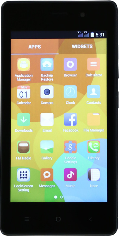 Yxtel Q1 (Black, 512 MB)(256 MB RAM)