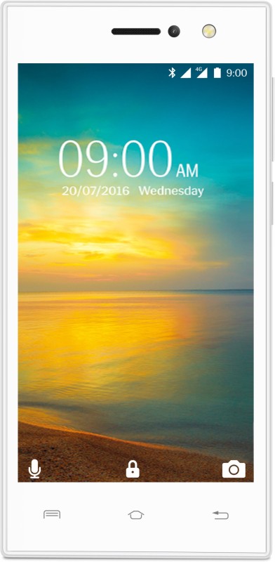 Lava A76+ 4G with VoLTE (White, 8 GB)(1 GB RAM)