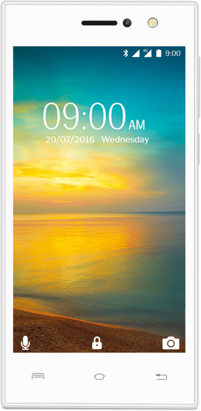 Lava A76+ 4G with VoLTE (White, 8 GB)(1 GB RAM)