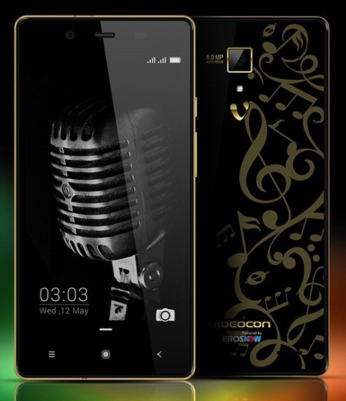 Videocon OctaCore Z55 Delite with 16 GB Card (Black Gold, 8 GB)(1 GB RAM)