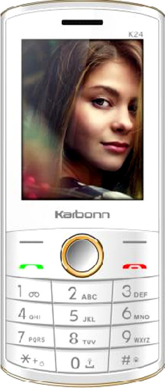 Karbonn K24(White and Golden)