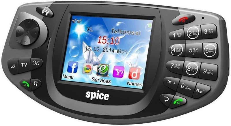 Spice Gaming Mobile X-2(Grey) RS.1899 (24.00% Off) - Flipkart