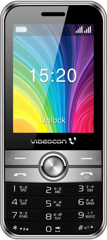Videocon Virat V3CC(Silver & Black)