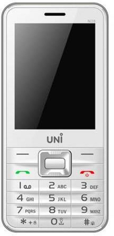 UNI 2.8 Inch Dual Sim Mobile(White)
