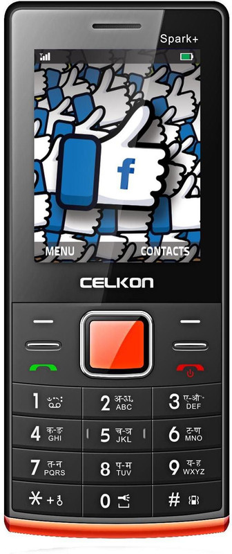 Celkon Spark+(Black & Red)
