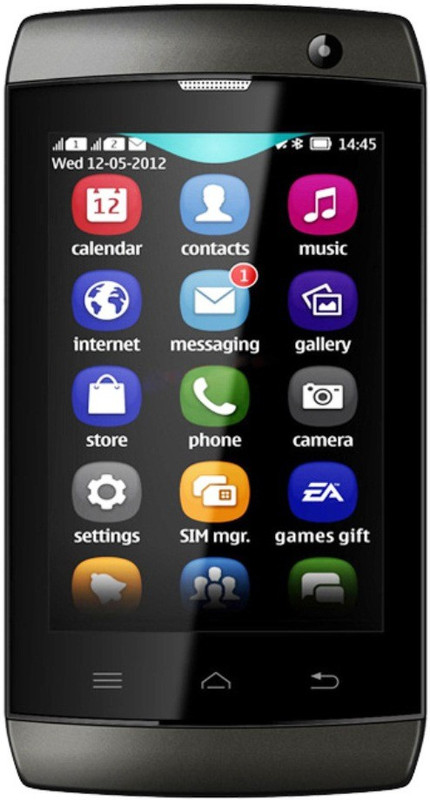 Karbonn Alfa A1+Champ (Black, 256 MB)(256 MB RAM)