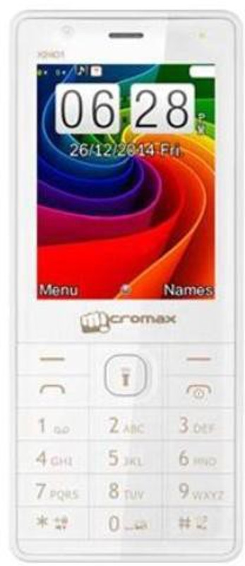 Micromax X2401(White & Champagne)