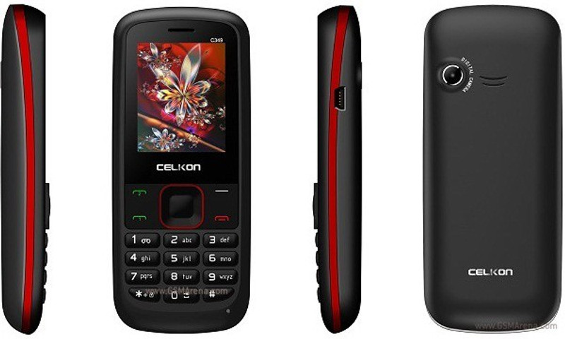 Celkon C-349 Star(Black & Red)