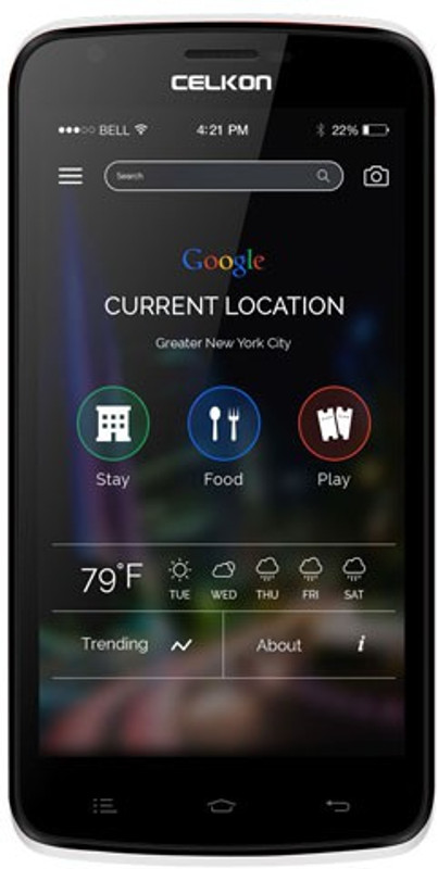Celkon Q519 Plus (White, 8 GB)(1 GB RAM)