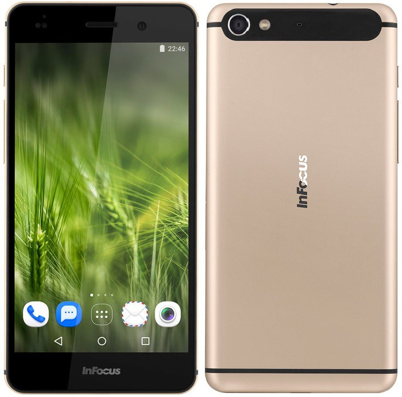 InFocus M808 (Dazzling Gold, 16 GB)(2 GB RAM)