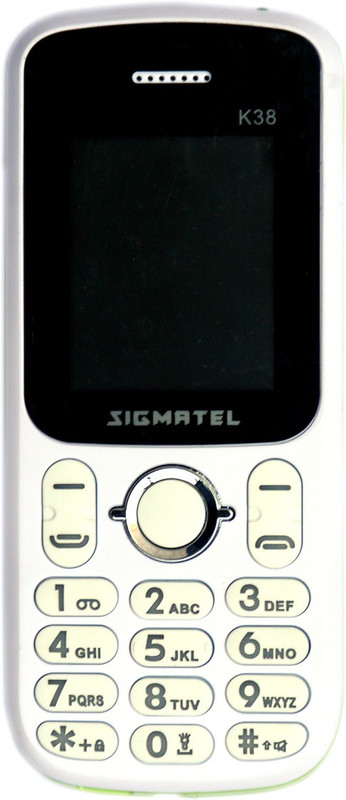 Saral Sigmatel K38(White+Gold)