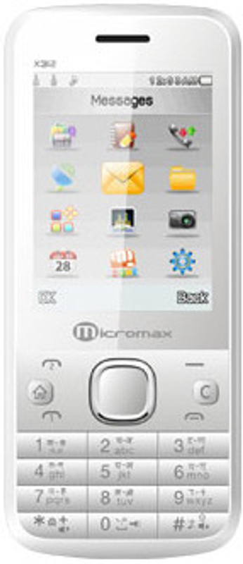 Micromax X312(White Silver)