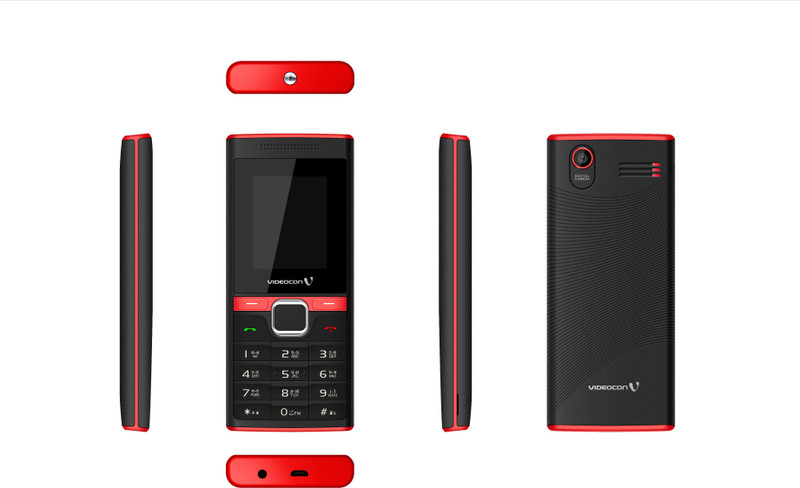 Videocon V1FA7(Black & Red)
