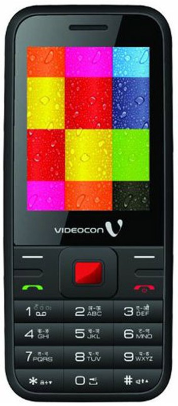 Videocon V1527(Red, Black)