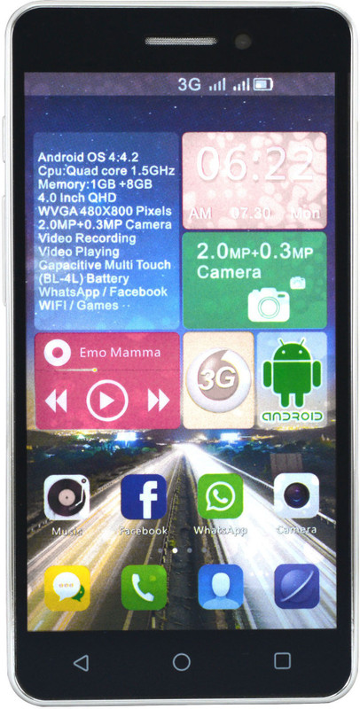 Camerii CM50Maroon-Ginger Android (Maroon, 256 MB)(1 GB RAM)