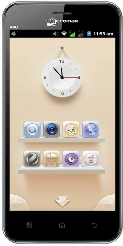 Micromax Bolt A40 (Grey, 75 MB)(512 MB RAM)