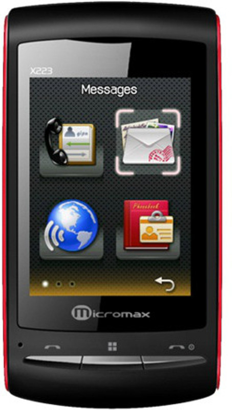 Micromax X223(Black & Red)