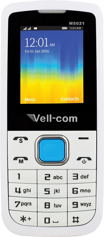 Vell Com M-5021(White & Blue)