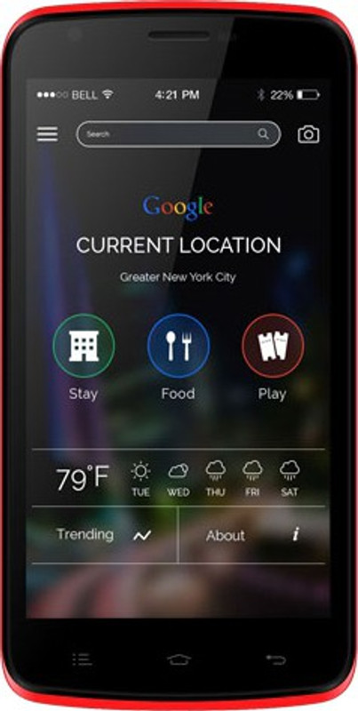 Celkon Q519 Plus (Red, 8 GB)(512 MB RAM)