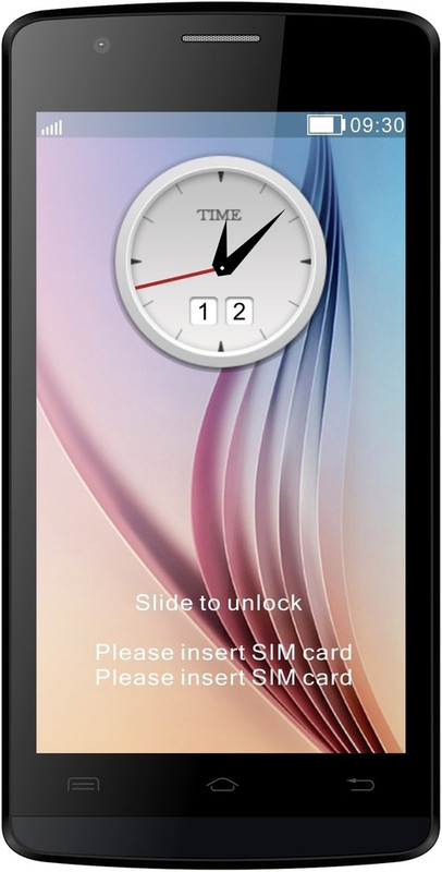 UNI Dual Sim Touch Screen Feature Phone With 5+0.3mp Camera -B (Black, 128 MB)(64 MB RAM)