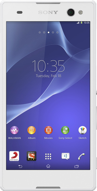 Sony Xperia C3 (Snow White, 8 GB)(1 GB RAM)